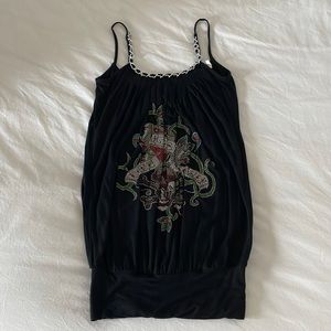 Vintage Ed Hardy Chain Dress